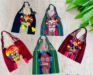 Sugar Skull Pommed Bags