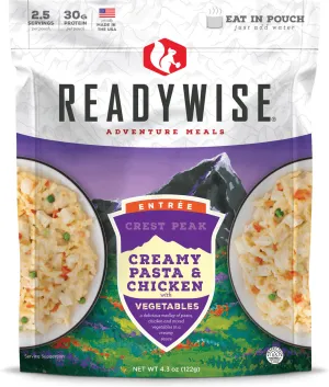 Value Pack Case of 6 Crest Peak Creamy Pasta & Chicken